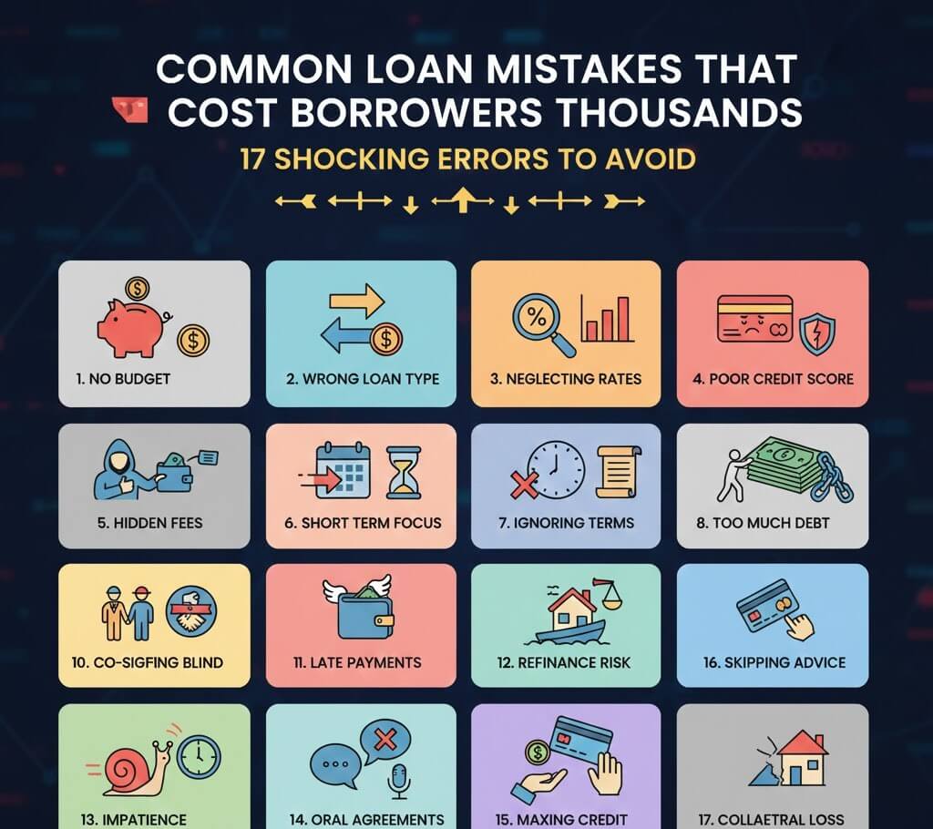 Common Loan Mistakes That Cost Borrowers Thousands: 17 Shocking Errors to Avoid