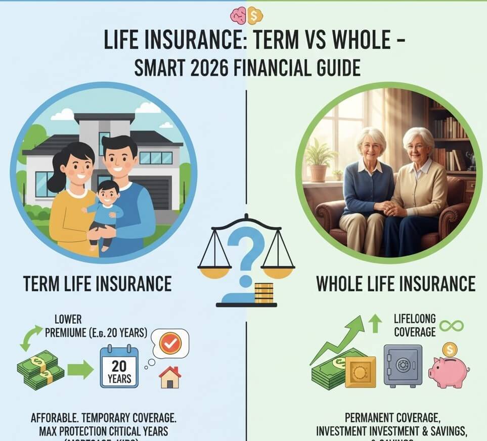 Life Insurance Term vs Whole: Which Makes Sense Financially? | Smart 2025 Guide