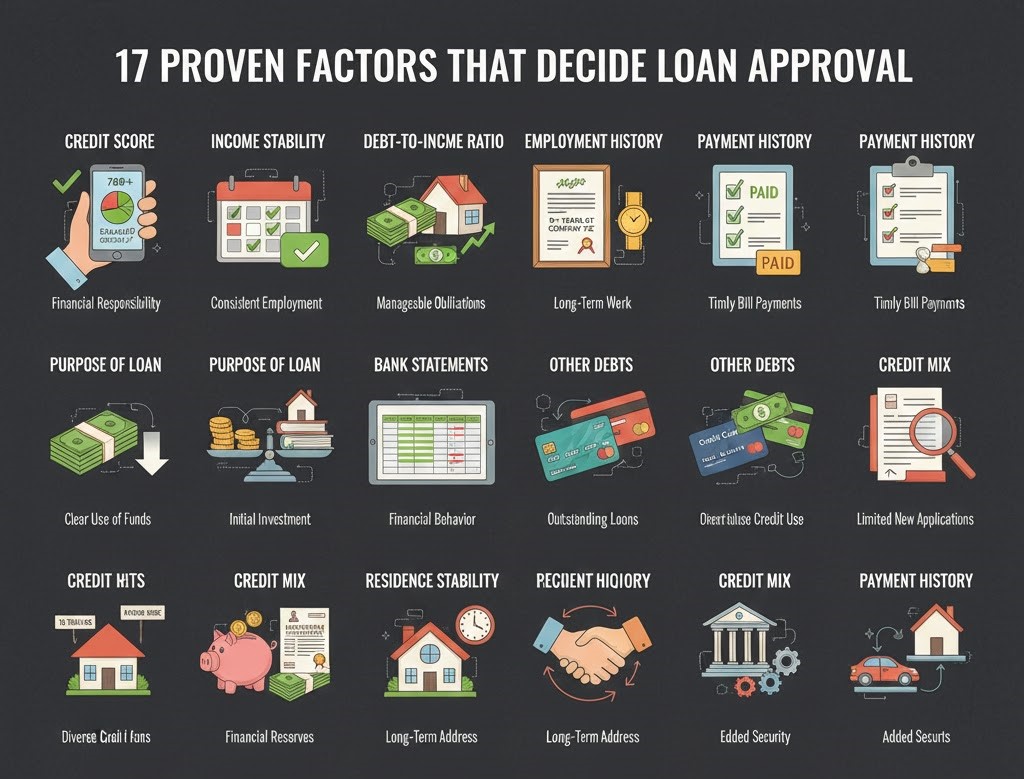 What Lenders Look for Before Approving a Loan: 17 Proven Factors That Decide Approval
