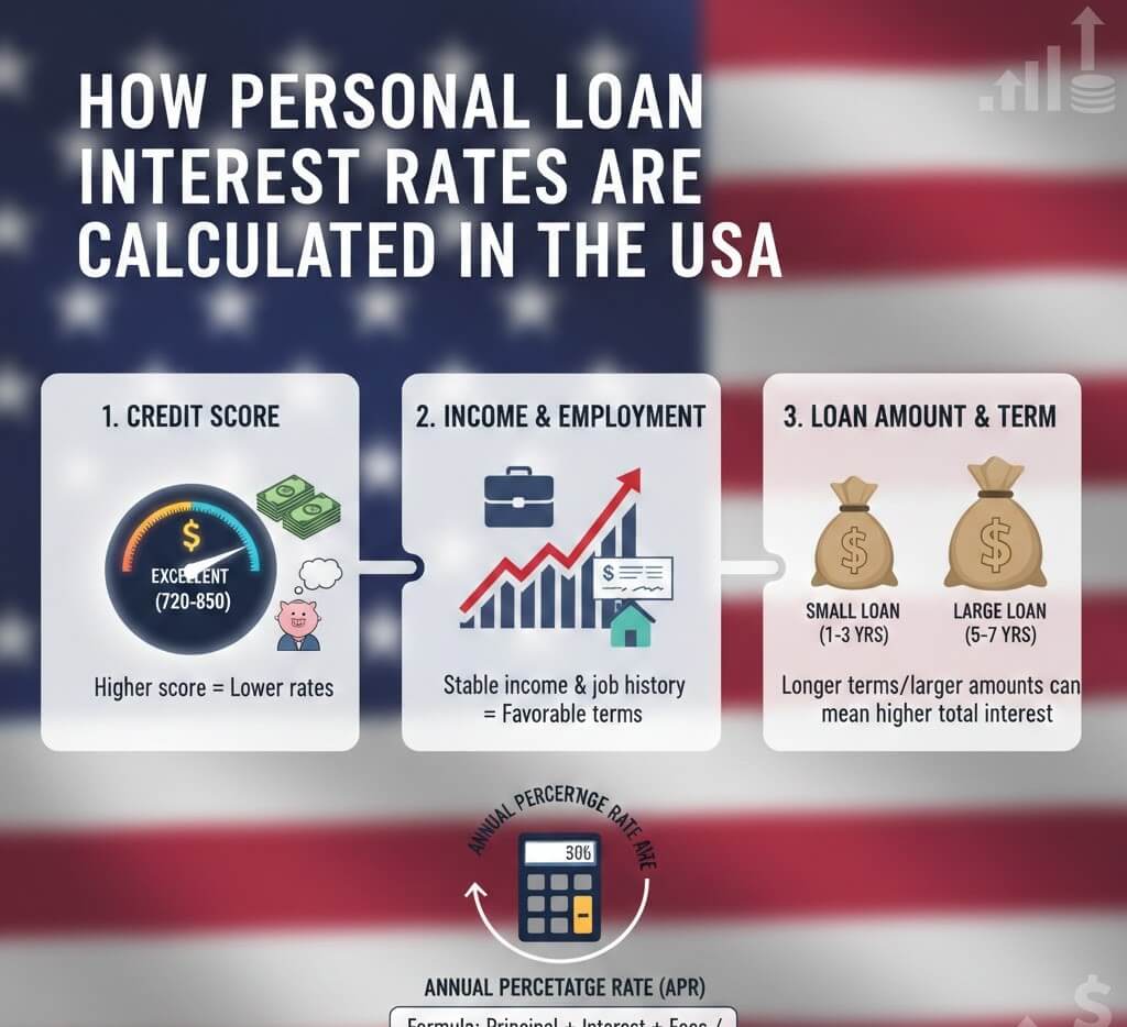 How Personal Loan Interest Rates Are Calculated in the USA