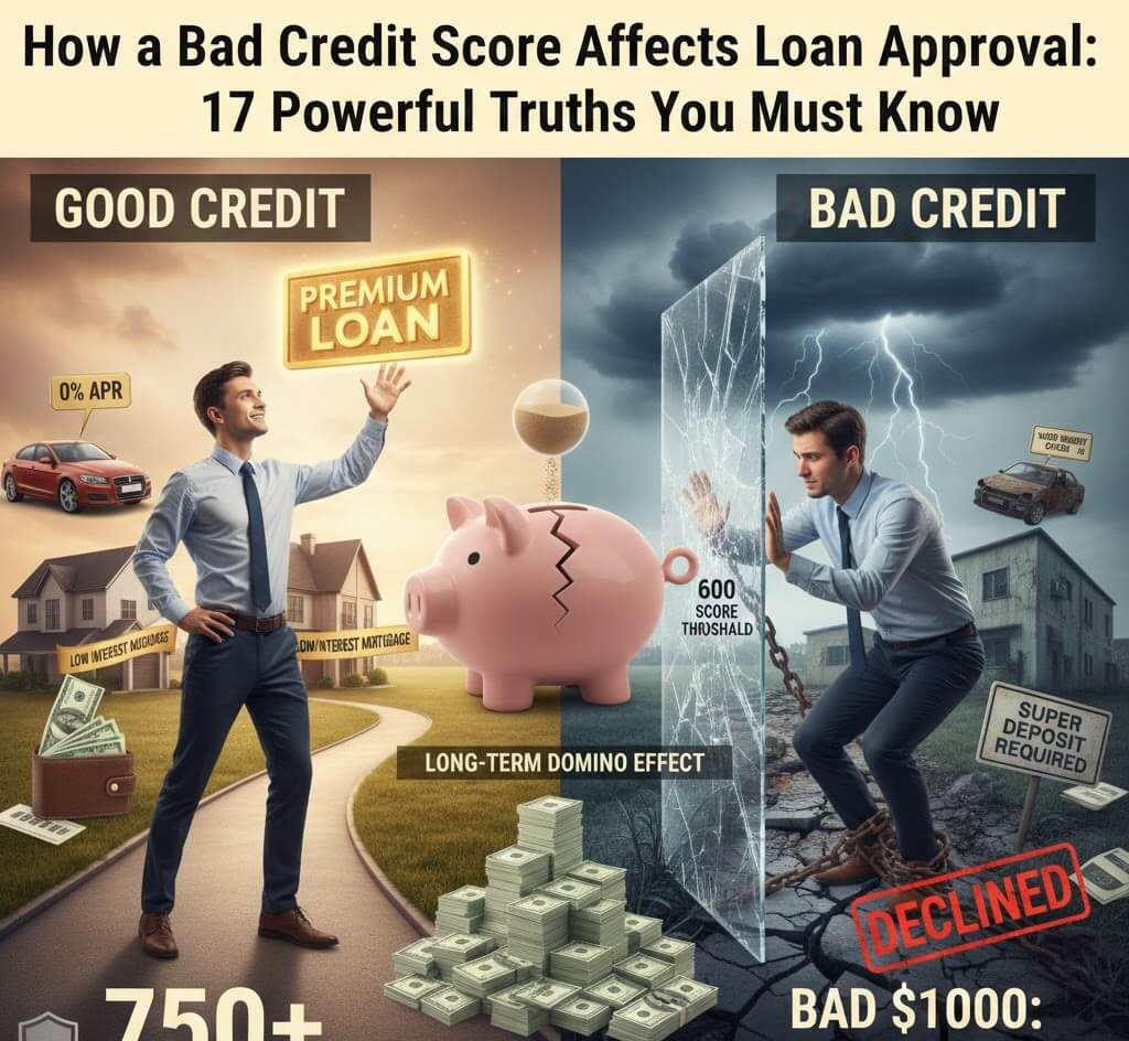 How a Bad Credit Score Affects Loan Approval – 17 Powerful Facts Lenders Don’t Tell You