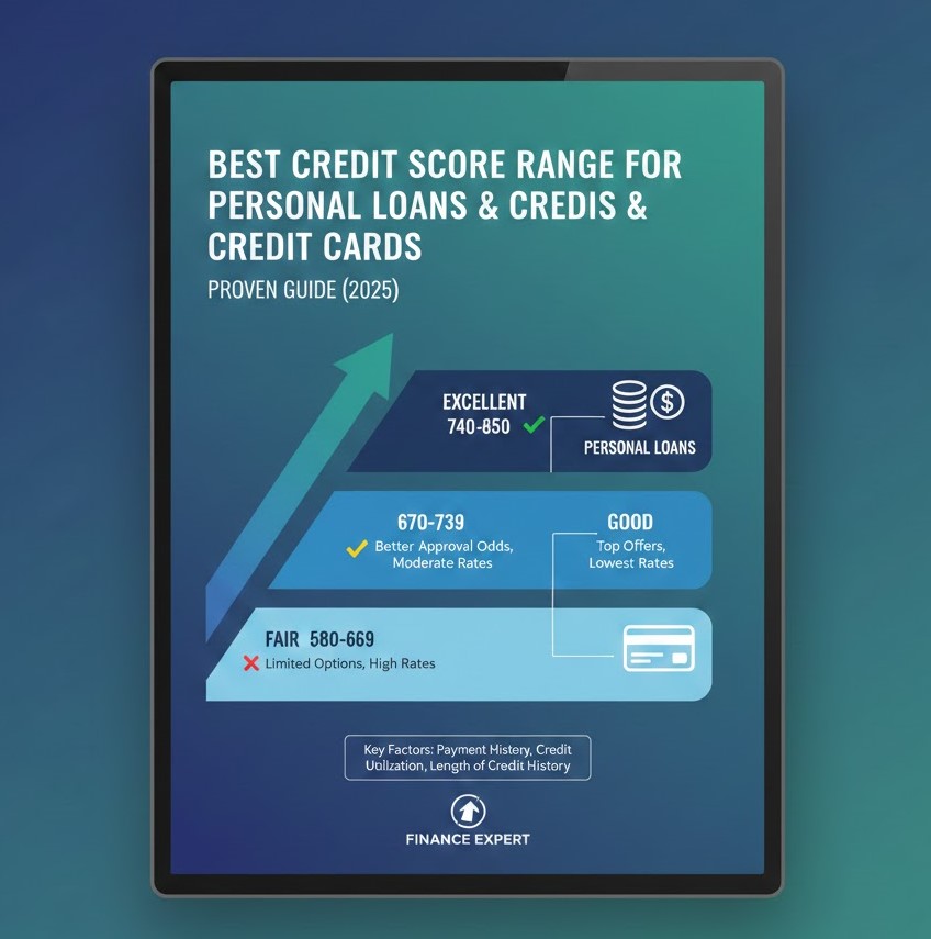 Best Credit Score Range for Personal Loans and Credit Cards: Proven Guide (2025)